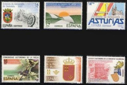 España 1983 Edifil 2686/91 Sellos ** Estatutos De Autonomia, Andalucia, Cantabria, Asturias, Rioja, Murcia Michel 2572-3 - Neufs
