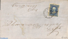 Mexico 1875 Folding Letter To Vera Cruz, Postal History - Mexico