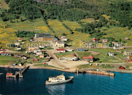 73598173 Olderdalen Arial View Of Olderdalen With The Ferry In The Foreground Ol - Noruega