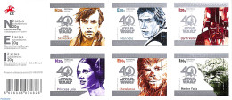 Portugal 2017 Star Wars 6v S-a, Booklet, Mint NH, Performance Art - Movie Stars - Stamp Booklets - Art - Science Fiction - Ongebruikt