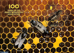 Jersey 2017 Bee Keepers Association S/s, Mint NH, Nature - Animals (others & Mixed) - Bees - Insects - Jersey