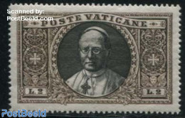 Vatican 1933 2L Pius XI, Stamp Out Of Set, Unused (hinged) - Neufs