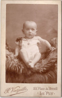 Portrait C.D.V. Enfant  PAUL 1908 Photo  P. Vazeille  Le PUY-en-Velay - Personnes Identifiées