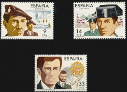 España 1983 Edifil 2692/4 Sellos ** Cuerpos De Seguridad Del Estado Policia Nacional, Coche De Policía Y Edificios - Unused Stamps