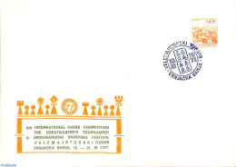 Yugoslavia 1972 8th Int. Chess Competition Medunarodni, Postal History, Sport - Chess - Cartas & Documentos