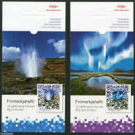 Iceland 2012 Europa, Visit Iceland 2 Booklets, Mint NH, History - Europa (cept) - Stamp Booklets - Nuovi