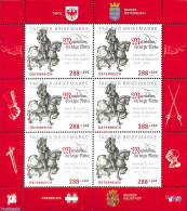 Austria 2017 Stamp Day M/s, Mint NH, History - Nature - Knights - Horses - Post - Stamp Day - Nuevos