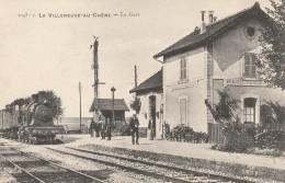 LA VILLENEUVE-AU-CHENE- AUBE- LA GARE - Autres & Non Classés