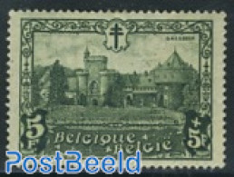 Belgium 1930 5Fr, Stamp Out Of Set, Mint NH, Art - Castles & Fortifications - Ungebraucht