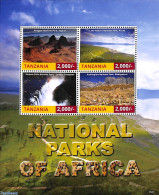 Tanzania 2015 National Parks 4v M/s, Mint NH, Nature - Various - National Parks - Water, Dams & Falls - Tourism - Nature