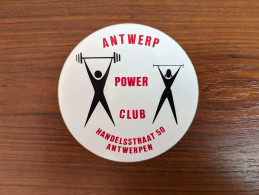 AUTOCOLLANT ANTWERP POWER CLUB – FITNESS BODYBUILDING HALTEROPHILIE SPORT – ANVERS BELGIQUE BELGIË BELGIUM - Autocollants