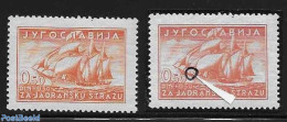 Yugoslavia 1939 Ships, Mint NH, Transport - Ships And Boats - Nuevos