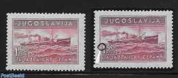 Yugoslavia 1939 Ships, Mint NH, Transport - Ships And Boats - Nuevos