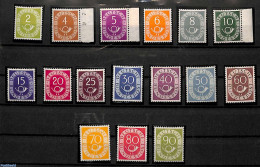 Germany, Federal Republic 1951 Definitives Posthorn 16v, Mint NH - Nuovi
