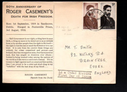 IRLANDE AFFRANCHISSEMENT COMPOSE SUR LETTRE  POUR LA FRANCE 1966 - Storia Postale