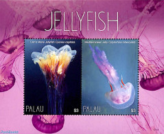Palau 2017 Jellyfish S/s, Mint NH, Nature - Shells & Crustaceans - Marine Life