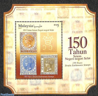 Malaysia 2017 150 Years Straits Settlements Stamps S/s, Mint NH, Stamps On Stamps - Postzegels Op Postzegels