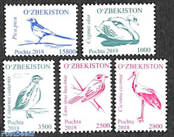 Uzbekistan 2018 Definitives, Birds 5v, Mint NH, Nature - Birds - Usbekistan