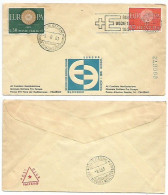 1961 FDC Europa Woche Zurich  + Italia Giornata Pro Europa - Joint Cover Issue X Fiera Mediterraneo - 1961