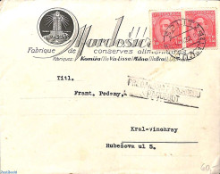 Yugoslavia 1932 PAQUEBOT Cover From Split To Kral-Vinohray (Praha), Postal History, Ships And Boats - Lighthouses & Sa.. - Storia Postale