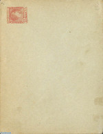Monaco 1890 Envelope 15c, Greenish Cover, Unused Postal Stationary - Storia Postale