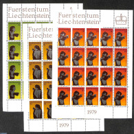 Liechtenstein 1979 Int. Year Of The Child, 3 M/ss, Mint NH, Various - Year Of The Child 1979 - Ungebraucht