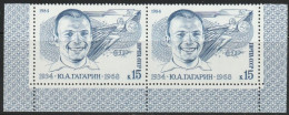 UdSSR 1984 MiNr.5361 Paar ** Postfrisch 50.Geb. Gagarin ( R 306 ) Günstige Versandkosten - Nuevos