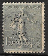 883	N°	130	Perforé	-	VN 37	-	MINES  DE  NOEUX - Gebraucht