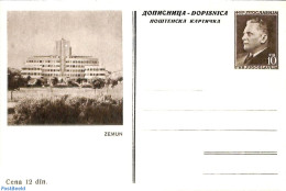 Yugoslavia 1953 Illustrated Postcard 10D, Zemun, Unused Postal Stationary - Storia Postale