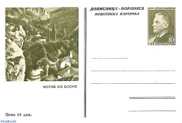 Yugoslavia 1953 Illustrated Postcard 10D, Unused Postal Stationary - Briefe U. Dokumente