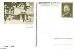 Yugoslavia 1953 Illustrated Postcard 10D, Subotica, Unused Postal Stationary - Cartas & Documentos