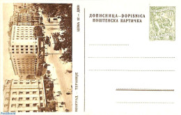 Yugoslavia 1955 Illustrated Postcard 10Din, Beograd, Unused Postal Stationary - Covers & Documents