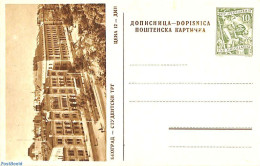 Yugoslavia 1955 Illustrated Postcard 10Din, Beograd, Unused Postal Stationary - Cartas & Documentos