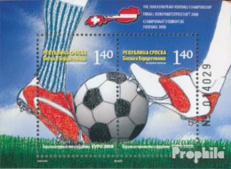 Bosnien - Serbische Republ. Block18 (kompl.Ausg.) Postfrisch 2008 Fußball EM - Bosnia Erzegovina