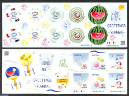 Japan 2018 Summer Greetings 20v (2 M/s), Mint NH - Unused Stamps