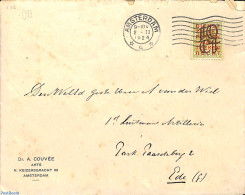 Netherlands 1924 NVPH No. 132 On Cover To Ede, Postal History - Cartas & Documentos