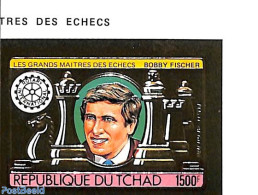 Chad 1980 Bobby Fischer 1v, Imperforated, Mint NH, Sport - Various - Chess - Rotary - Other & Unclassified