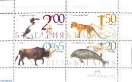 Bulgaria 2018 Wild Animals 4v M/s, UV (BulCollecto On Border), Mint NH, Nature - Animals (others & Mixed) - Birds - Se.. - Neufs