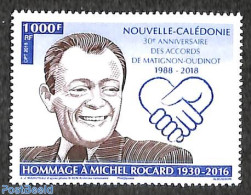 New Caledonia 2018 Hommage A Michel Rocard 1v, Mint NH, History - Politicians - Unused Stamps