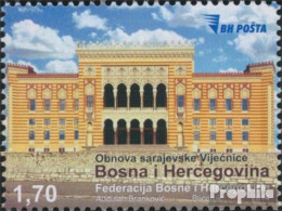 Bosnien-Herzegowina 641 (kompl.Ausg.) Postfrisch 2014 Wiederaufbau Des Alten Rathauses - Bosnia Herzegovina