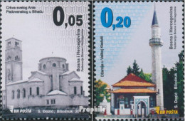 Bosnien-Herzegowina 640,642 (kompl.Ausg.) Postfrisch 2014 Sakralbauten - Bosnia Herzegovina