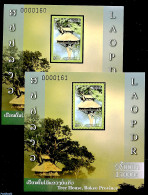 Laos 2017 Tree Houses 2 S/s (perforated & Imperforated), Mint NH, Nature - Trees & Forests - Rotary, Club Leones