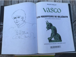 Vasco 13 Les Fossoyeurs De Belzébuth EO DEDICACE BE Lombard 12/1994 Chaillet (BI2) - Widmungen
