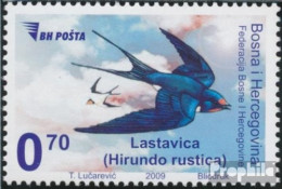 Bosnien-Herzegowina 548 (kompl.Ausg.) Postfrisch 2009 Rauchschwalbe - Bosnien-Herzegowina