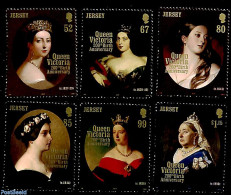 Jersey 2019 Queen Victoria 6v, Mint NH, History - Kings & Queens (Royalty) - Case Reali