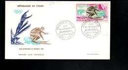 TCHAD FDC 1968 J O GRENOBLE - Tsjaad (1960-...)