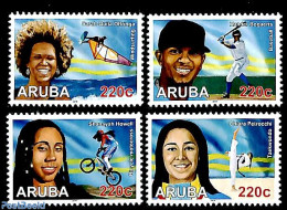 Aruba 2019 Sports 4v, Mint NH, Sport - Baseball - Cycling - Fun Sports - Judo - Sailing - Sport (other And Mixed) - Béisbol