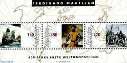 Liechtenstein 2019 First Sailing Around The World S/s, Mint NH, History - Transport - Explorers - Ships And Boats - Nuevos