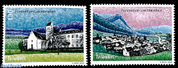Liechtenstein 2019 Triesen 2v, Mint NH, Religion - Churches, Temples, Mosques, Synagogues - Unused Stamps