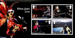 Great Britain 2019 Elton John S/s, Mint NH, Performance Art - Music - Popular Music - Nuovi